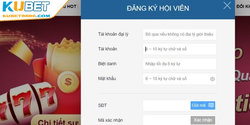 Quy trình mở tài khoản Kubet88 chuẩn xác cho cược thủ mới